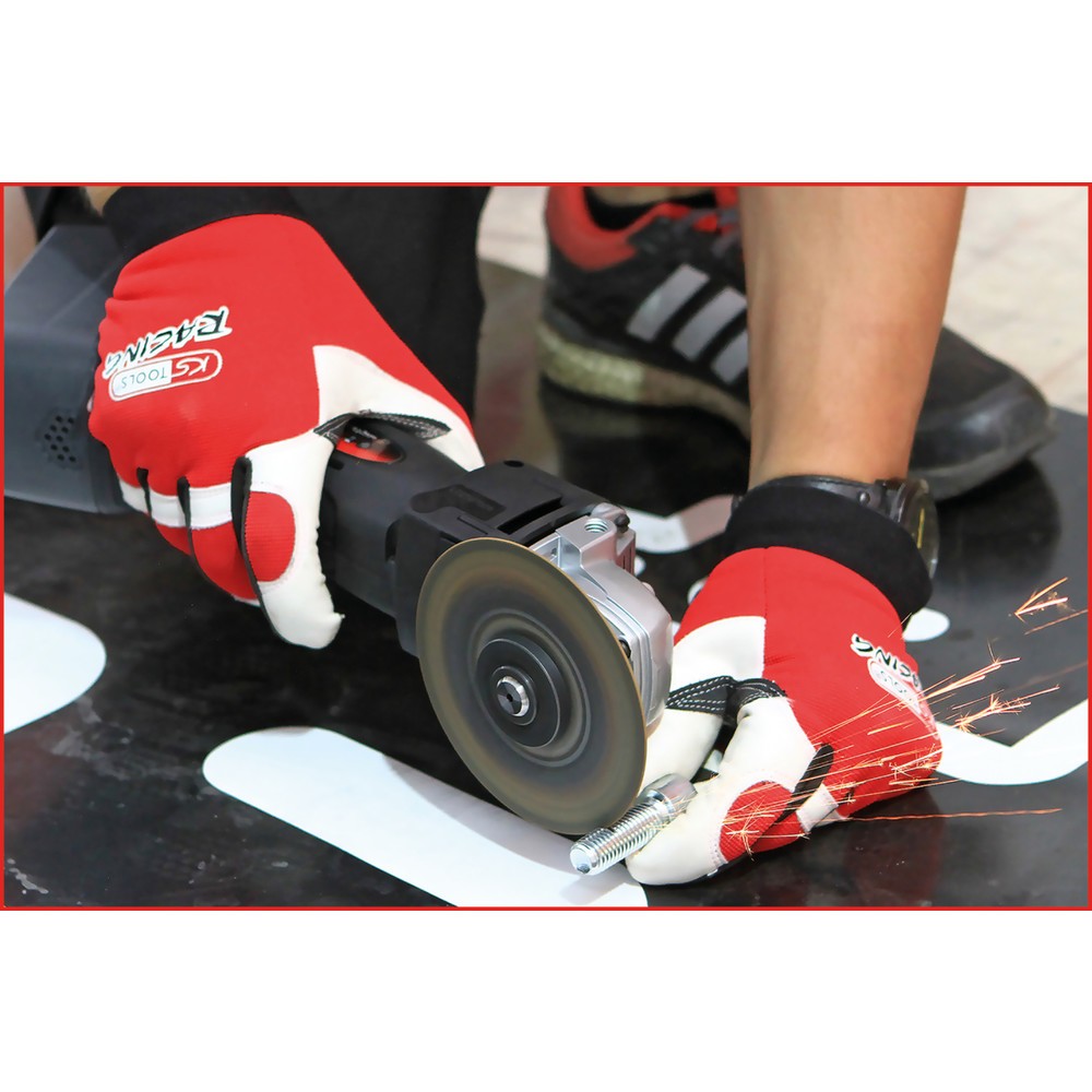 Produktabbildung Nr. 3: KS TOOLS Leder-Mechaniker-Handschuh, Vibrationsgedämmt, 11