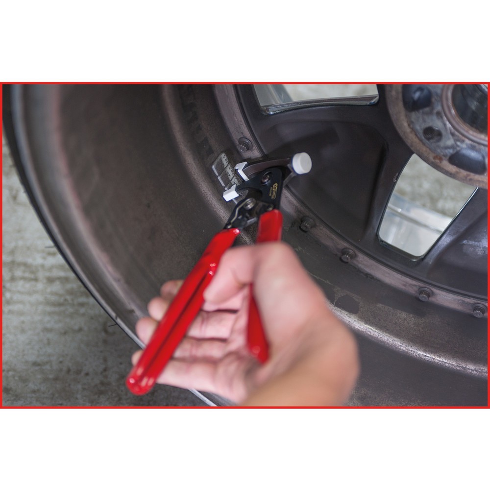 Produktabbildung Nr. 3: KS TOOLS Lösezange für geklebte Auswuchtgewichte, 225mm
