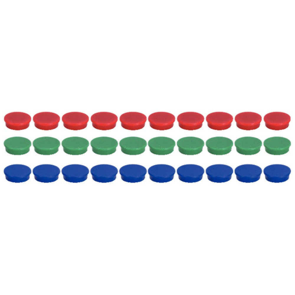 Produktabbildung: KS TOOLS Magnet-Set, Ø 25mm, blau, 10er Pack