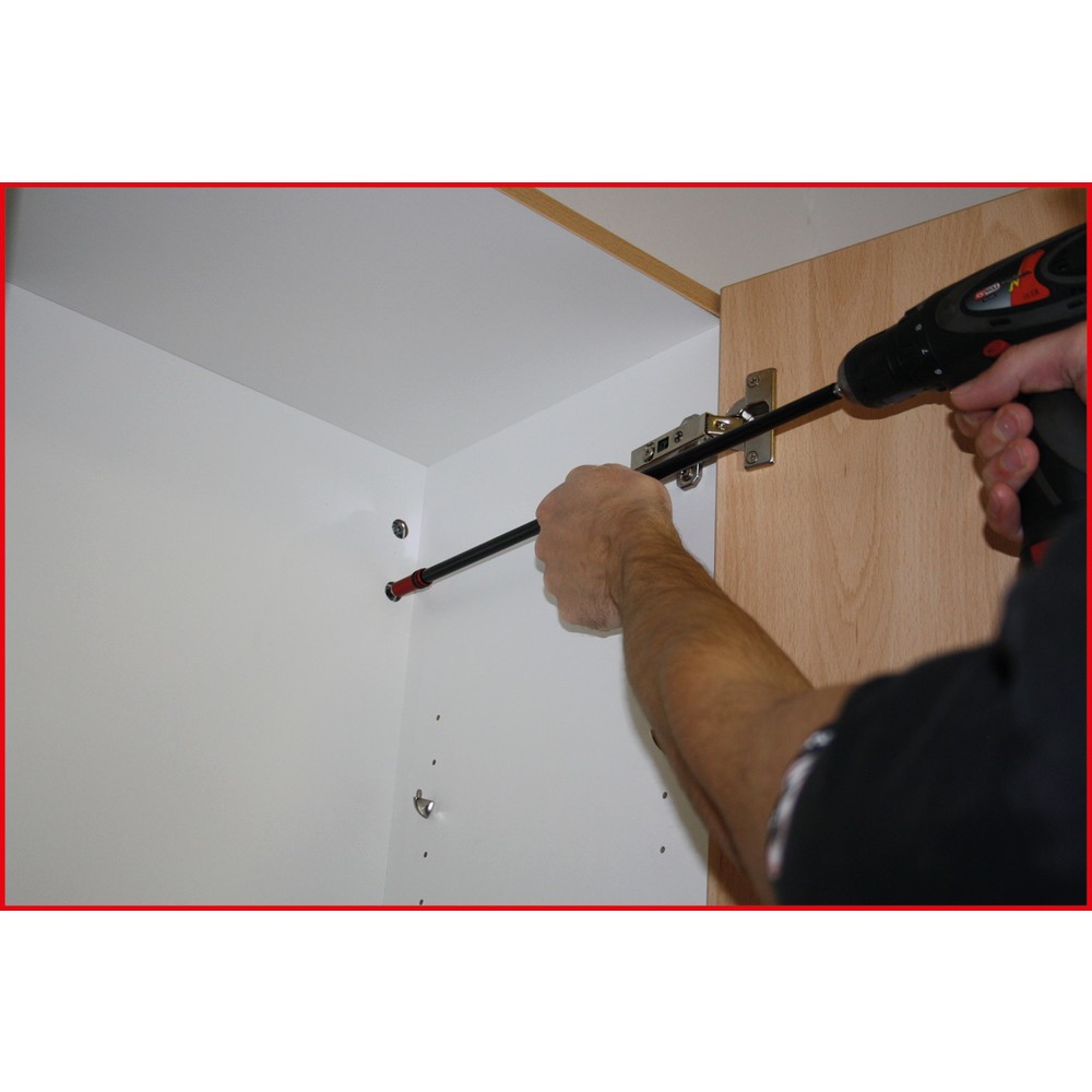 Produktabbildung Nr. 2: KS TOOLS 1/4" Magnetischer Schnellwechsel-Bithalter mit Freilaufhülse, extra lang