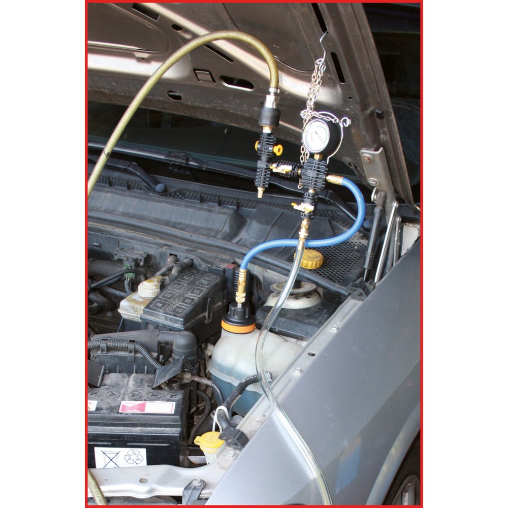 Produktabbildung Nr. 4: KS TOOLS MASTER Kühlsystem-Diagnose-Service-Satz, 25-tlg