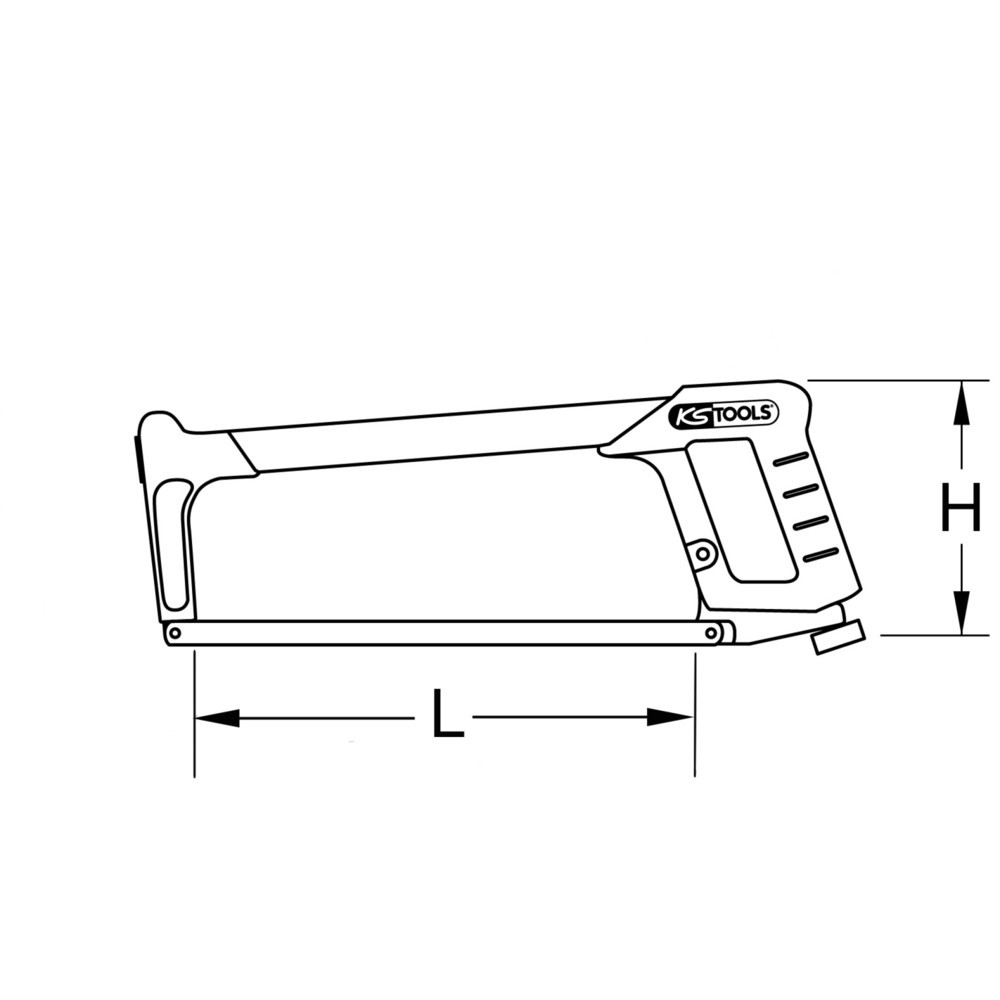 Produktabbildung Nr. 6: KS TOOLS Metallsägebogen eckig, 300mm