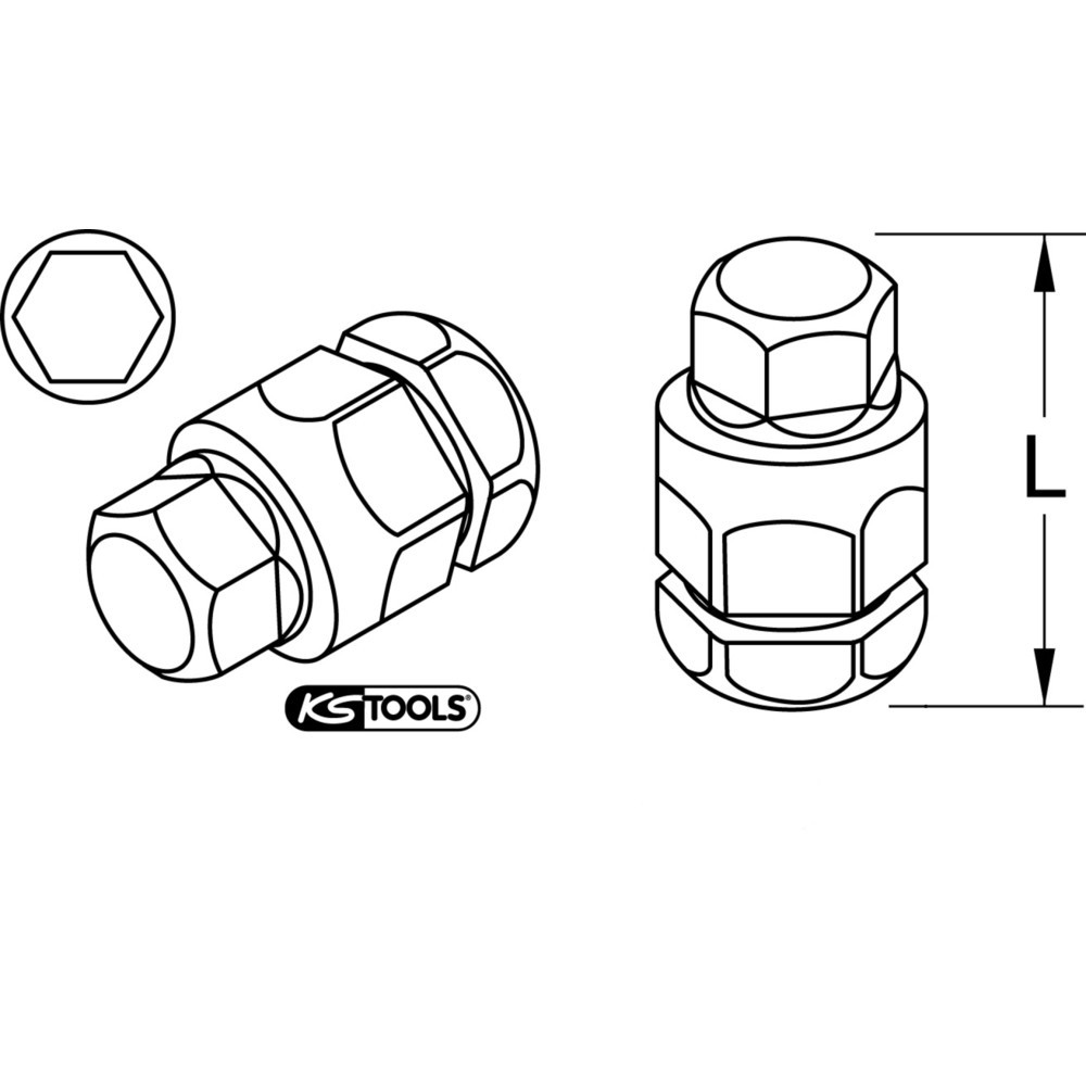 Produktabbildung Nr. 2: KS TOOLS Micro Bit Innensechskant, 4mm