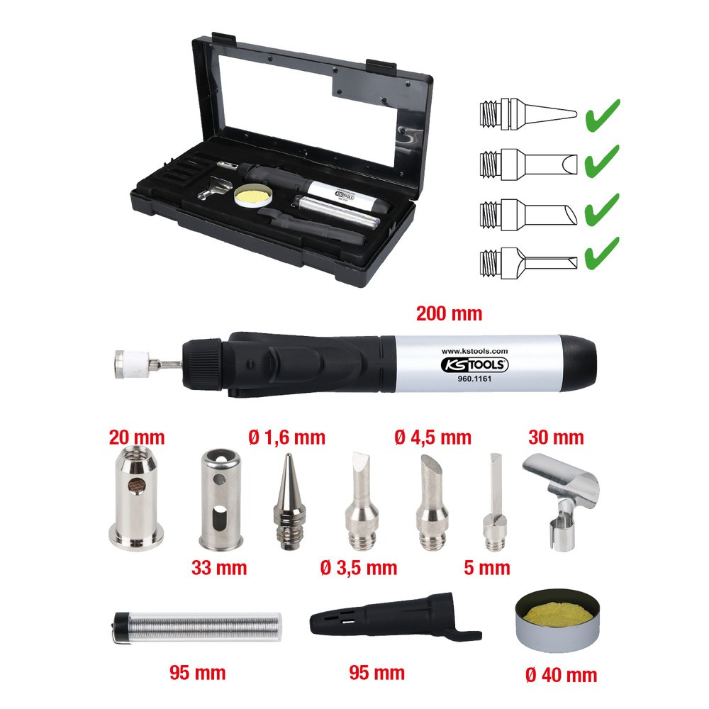 Produktabbildung Nr. 12: KS TOOLS Mikro-Löt-Satz, 11-tlg