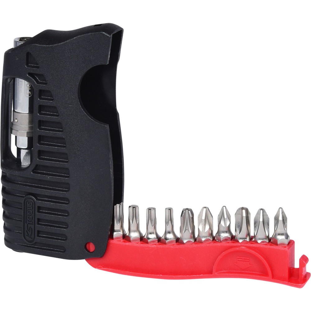 Produktabbildung: KS TOOLS 1/4" Mini-Bit-Etui, 11-tlg Torx, PH, PZ