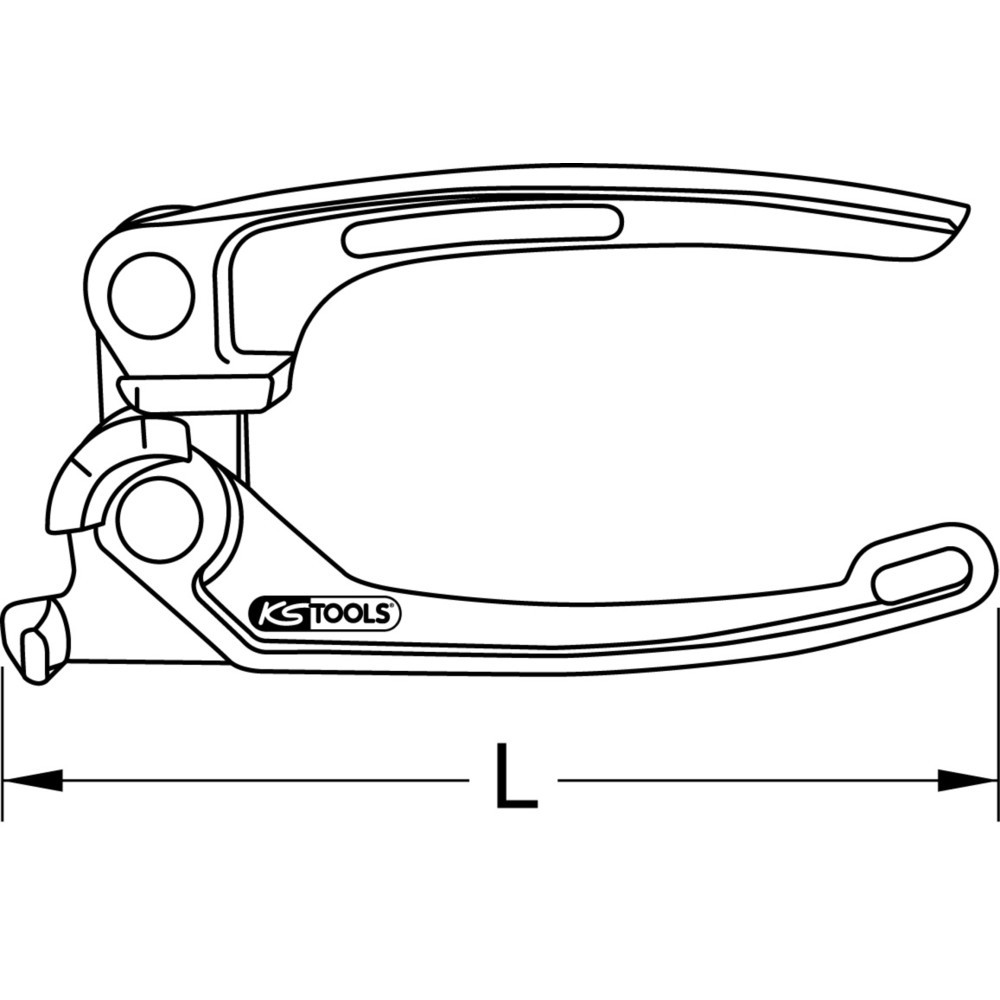 Produktabbildung Nr. 9: KS TOOLS Mini Bremsleitungs-Biege-Werkzeug, 3-6mm