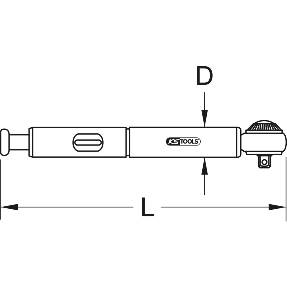 Produktabbildung Nr. 5: KS TOOLS 1/4" Mini Drehmomentschlüssel, 3-15Nm