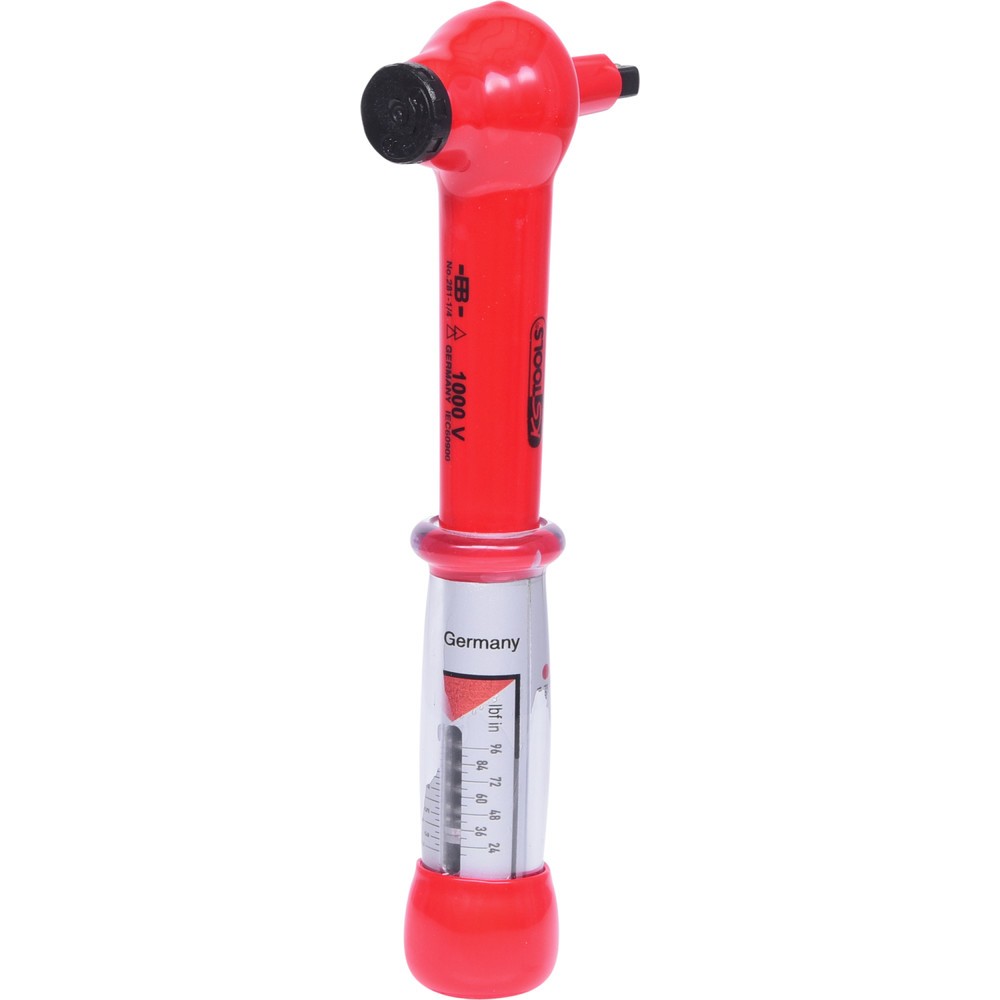 Produktabbildung Nr. 2: KS TOOLS 1/4" Mini Drehmomentschlüssel mit Schutzisolierung und Umschalt-Ratschenkopf, 2-12Nm