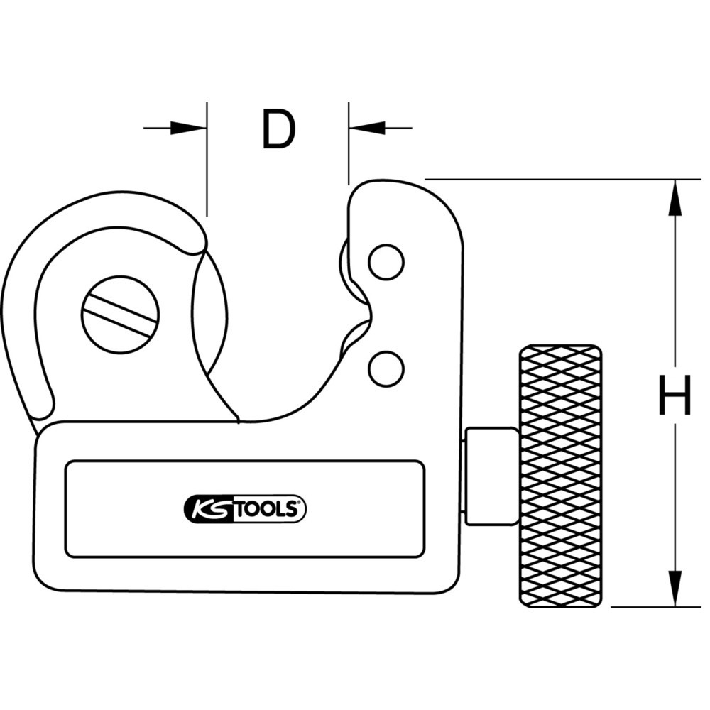 Produktabbildung Nr. 6: KS TOOLS Mini-Rohrabschneider, 3-22mm
