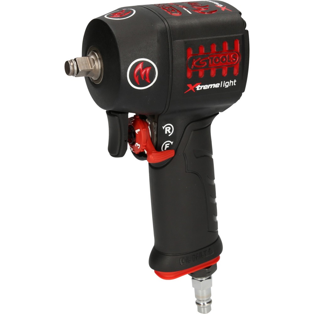 Produktabbildung: KS TOOLS 3/8" miniMONSTER Xtremelight Hochleistungs-Druckluft-Schlagschrauber 1.390 Nm