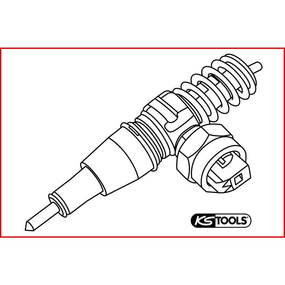 Produktabbildung Nr. 2: KS TOOLS Montagehülsen-Satz Pumpe-Düse, 6-tlg