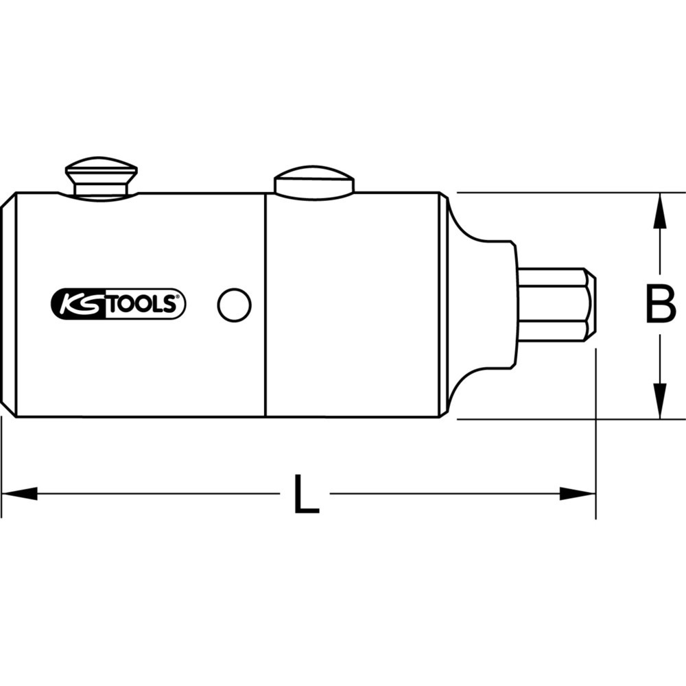 Produktabbildung Nr. 6: KS TOOLS Montagewerkzeug für Abflussventile, 92mm