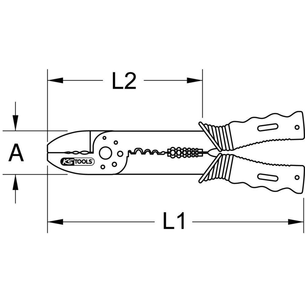 Produktabbildung Nr. 6: KS TOOLS Crimp-Zange einfach