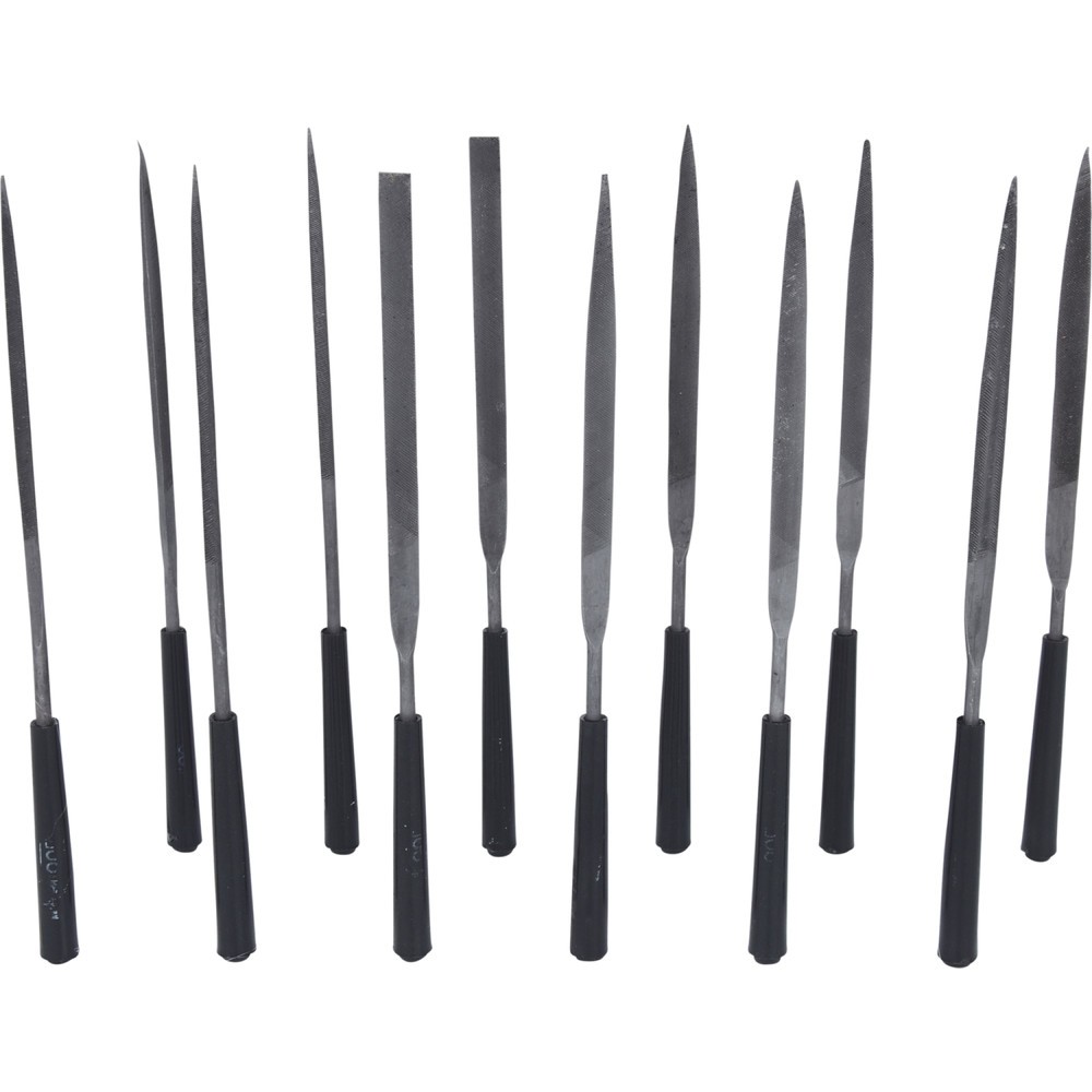 Produktabbildung Nr. 5: KS TOOLS Nadelfeilen-Satz mit Kunststoffheft, 12-tlg