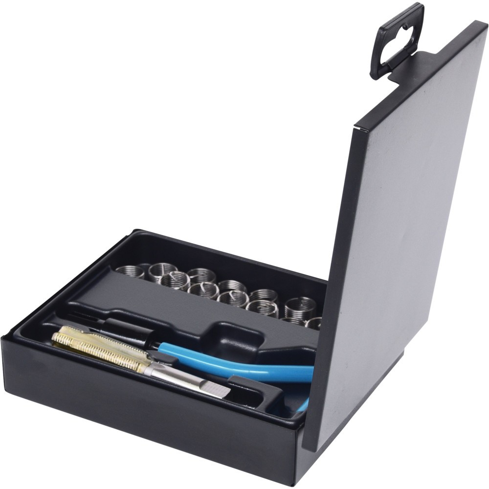 Produktabbildung Nr. 2: KS TOOLS Nirostahl Gewinde-Reparatur-Satz M14x1,25mm, 17-tlg