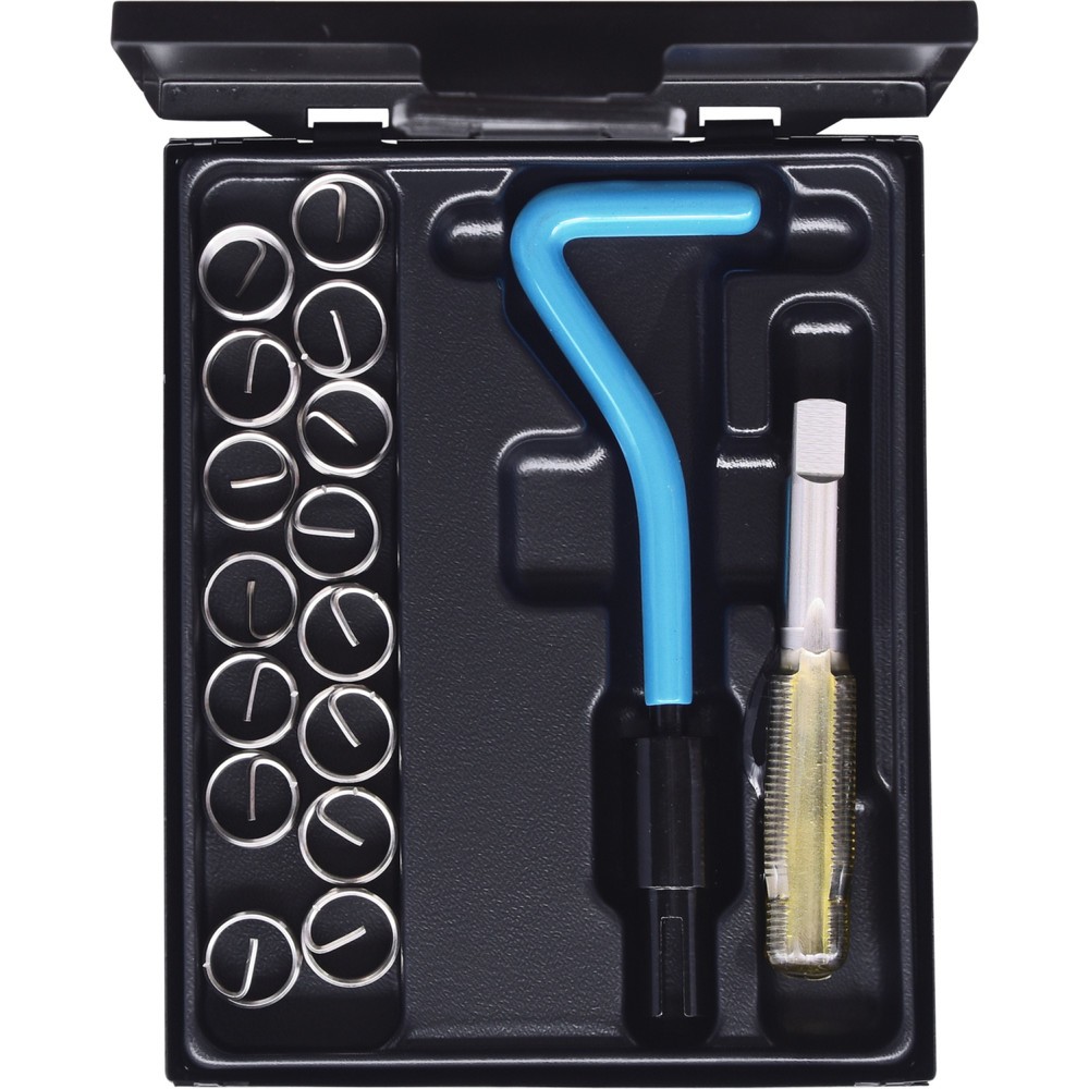 Produktabbildung Nr. 5: KS TOOLS Nirostahl Gewinde-Reparatur-Satz M14x1,25mm, 17-tlg