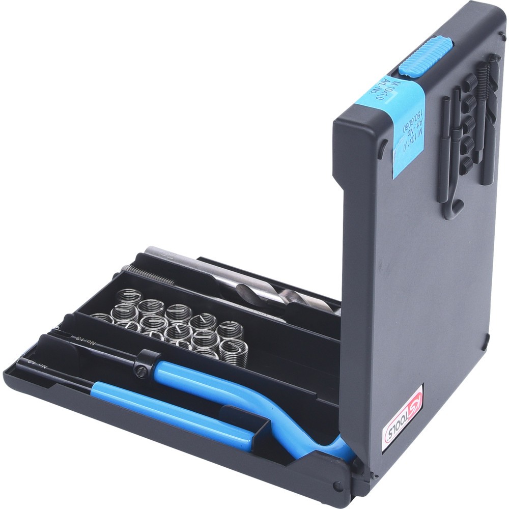 Produktabbildung Nr. 2: KS TOOLS Nirostahl Gewinde-Reparatur-Satz M10x1,0x14mm, 19-tlg