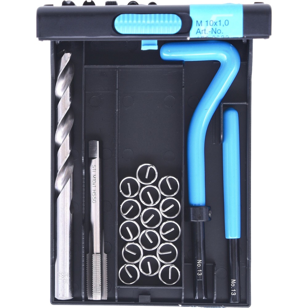 Produktabbildung Nr. 5: KS TOOLS Nirostahl Gewinde-Reparatur-Satz M10x1,0x14mm, 19-tlg