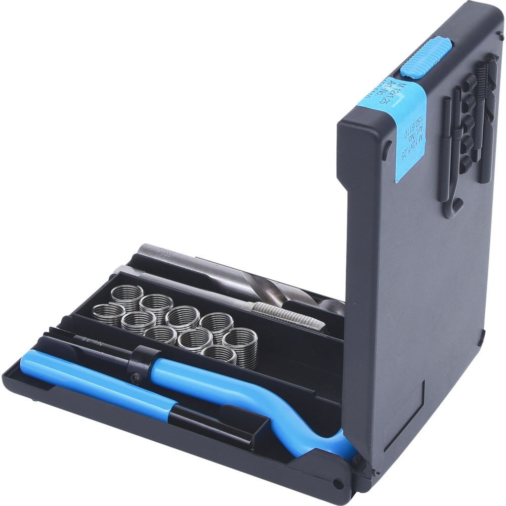 Produktabbildung Nr. 2: KS TOOLS Nirostahl Gewinde-Reparatur-Satz M12x1,25x16,8mm, 14-tlg