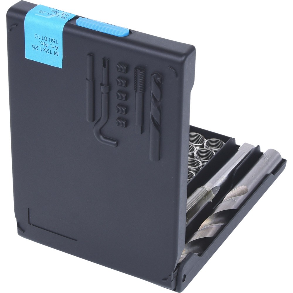 Produktabbildung Nr. 3: KS TOOLS Nirostahl Gewinde-Reparatur-Satz M12x1,25x16,8mm, 14-tlg