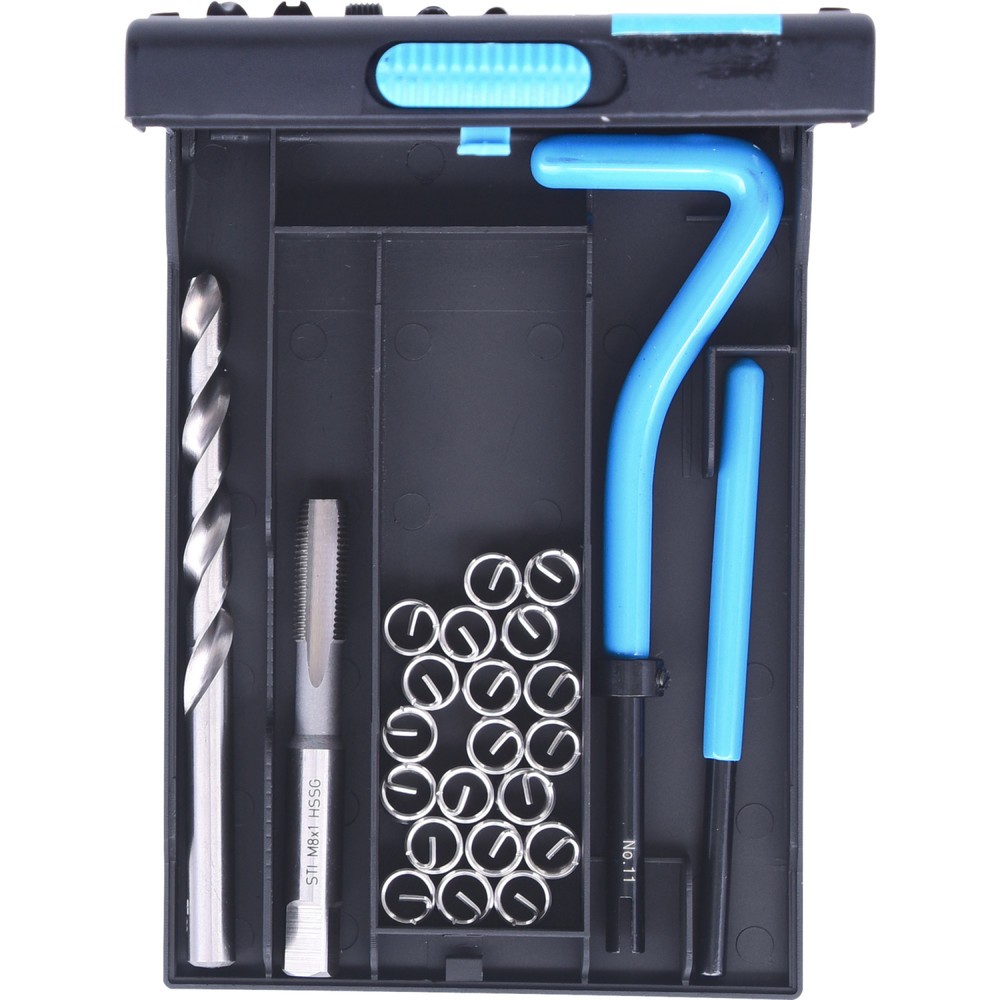 Produktabbildung Nr. 5: KS TOOLS Nirostahl Gewinde-Reparatur-Satz M8x1,0x11mm, 24-tlg