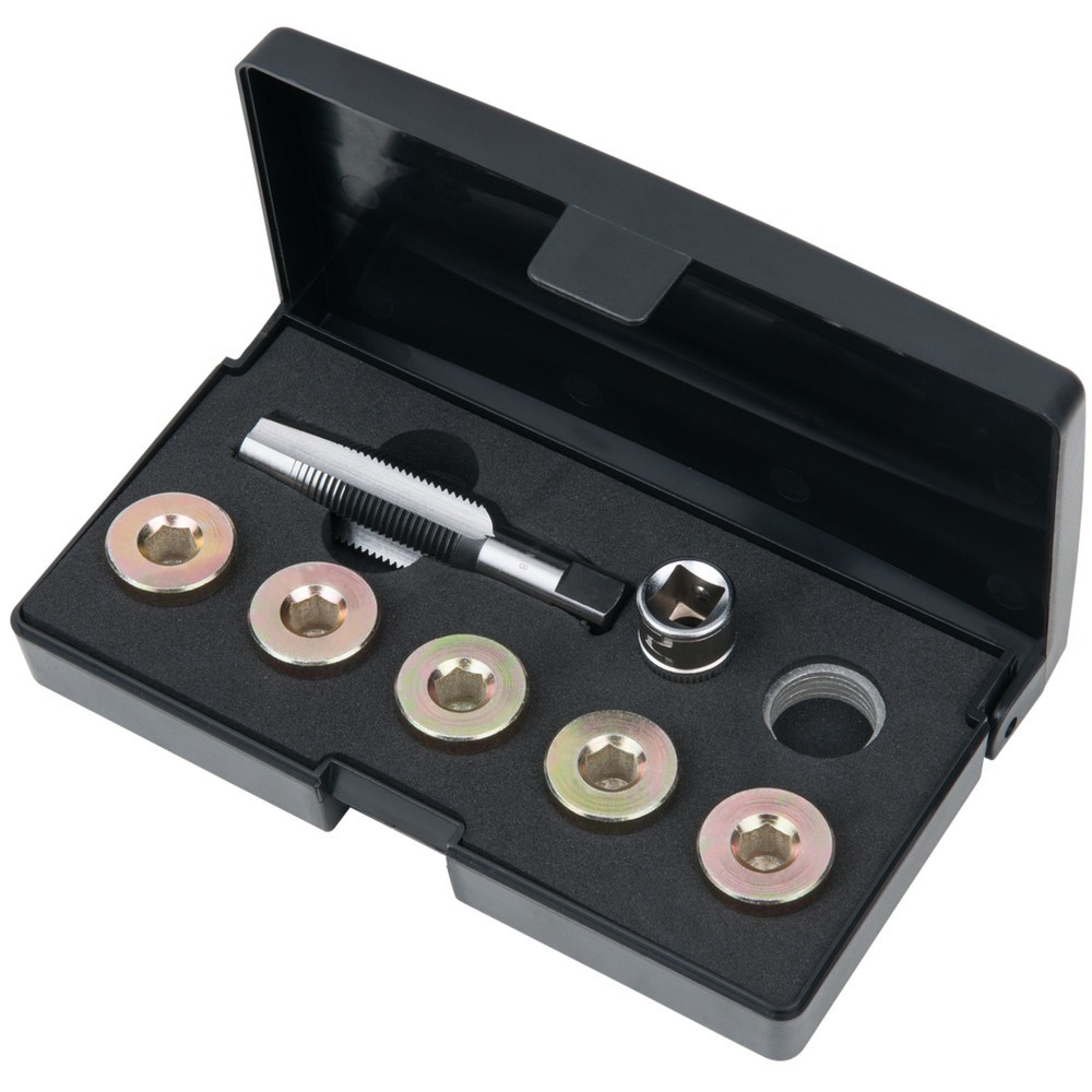 Produktabbildung Nr. 7: KS TOOLS Ölablassschrauben-Gewindereparatur-Satz, 12-tlg M18 x 1,5