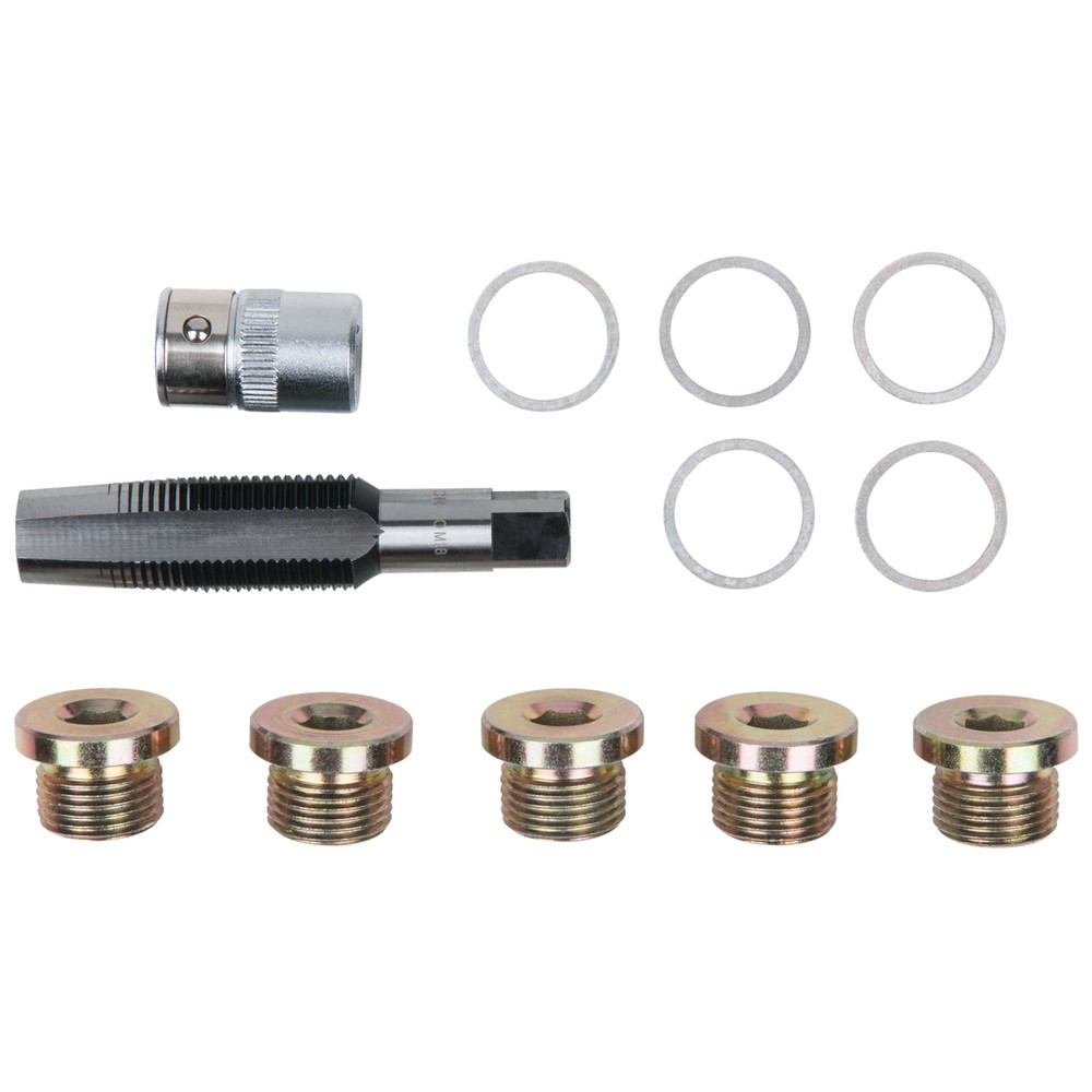 Produktabbildung Nr. 8: KS TOOLS Ölablassschrauben-Gewindereparatur-Satz, 12-tlg M18 x 1,5