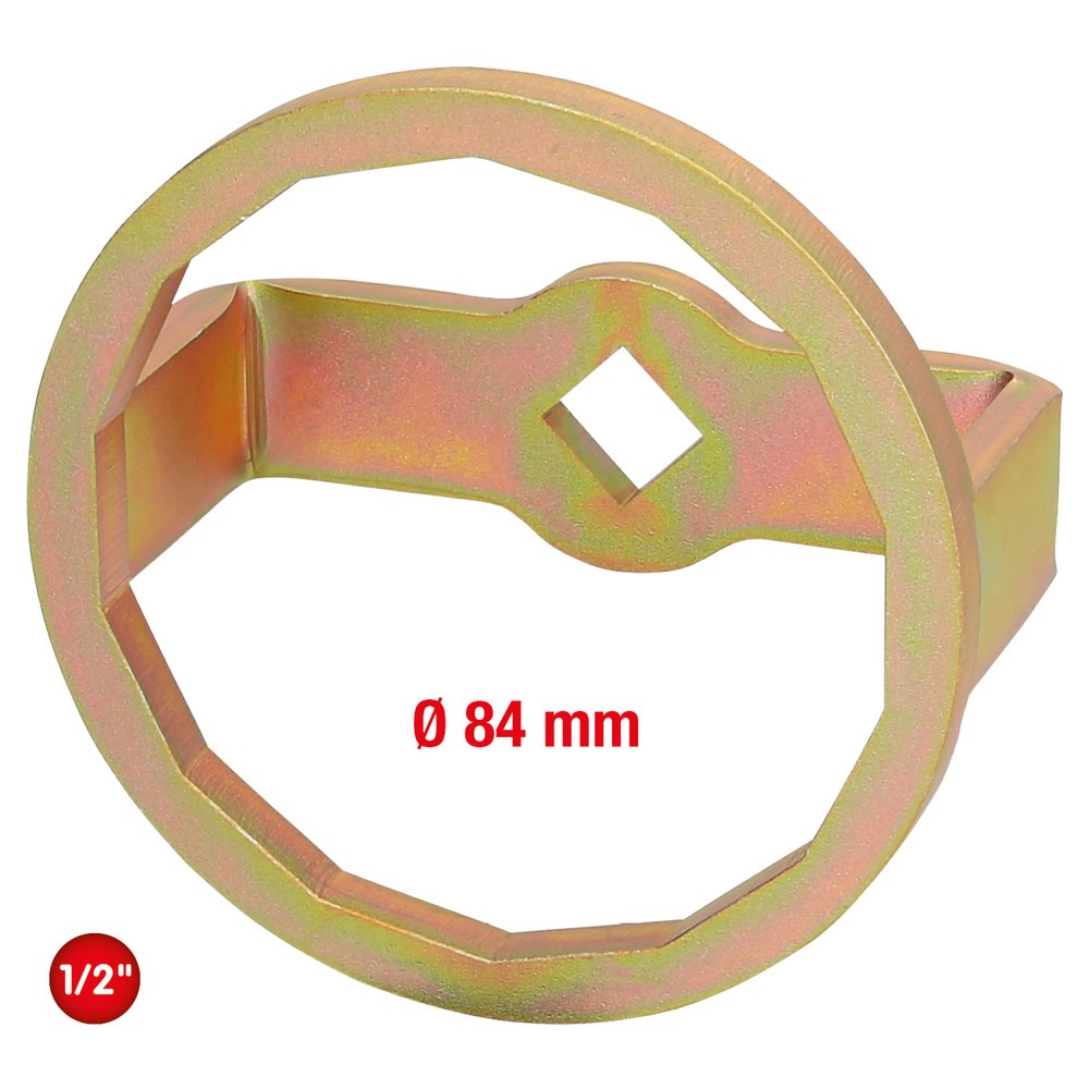 Produktabbildung Nr. 3: KS TOOLS 1/2" Ölfilterschlüssel Ø 84 mm / 14 Flächen
