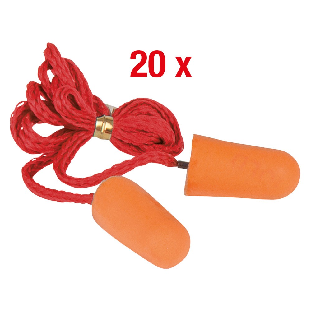 Produktabbildung Nr. 2: KS TOOLS Ohrstöpsel PU, mit Schnur, 20 Paar