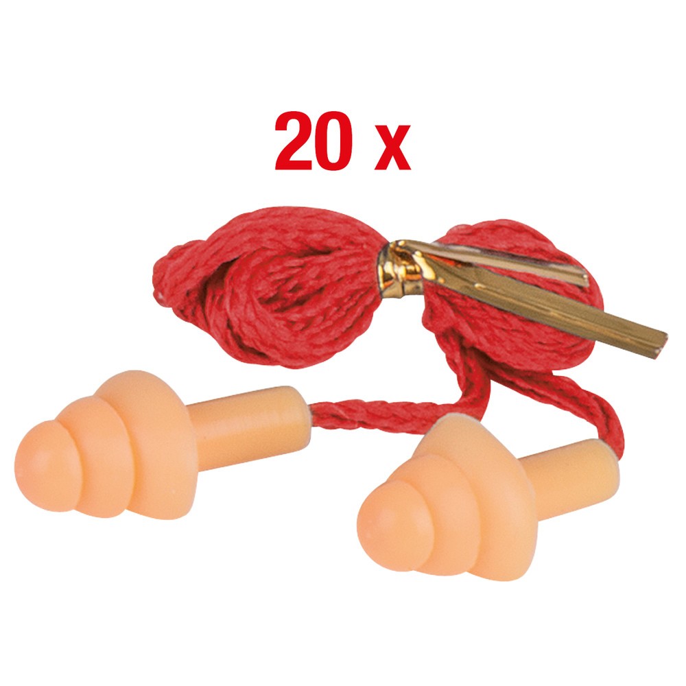 Produktabbildung Nr. 2: KS TOOLS Ohrstöpsel PU, mit Schnur und Pilzkopf, 20 Paar