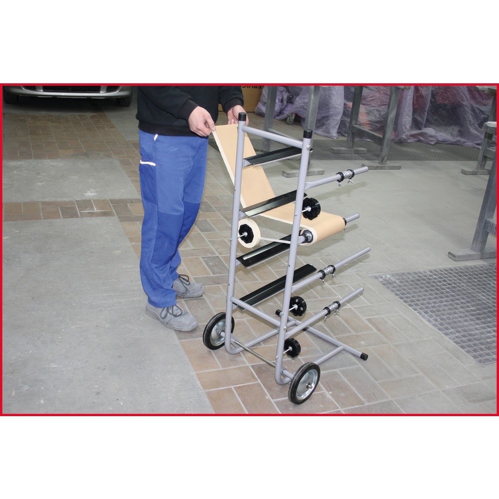 Produktabbildung Nr. 2: KS TOOLS Papierwagen mit 4 Ebenen