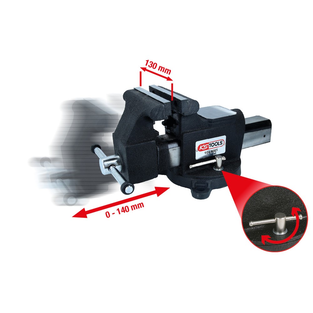 Produktabbildung Nr. 2: KS TOOLS Parallel-Schraubstock, 5"