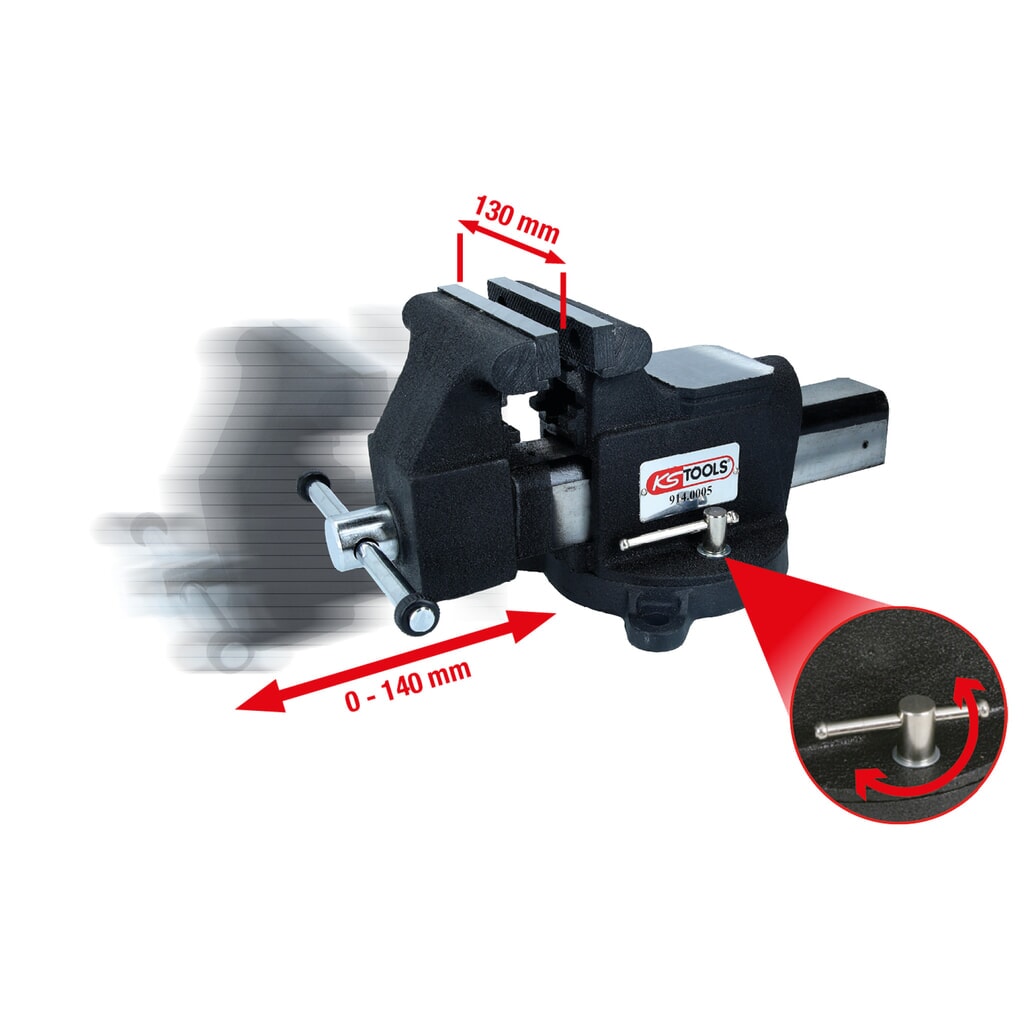 Produktabbildung Nr. 2: KS TOOLS Parallel-Schraubstock, 5"
