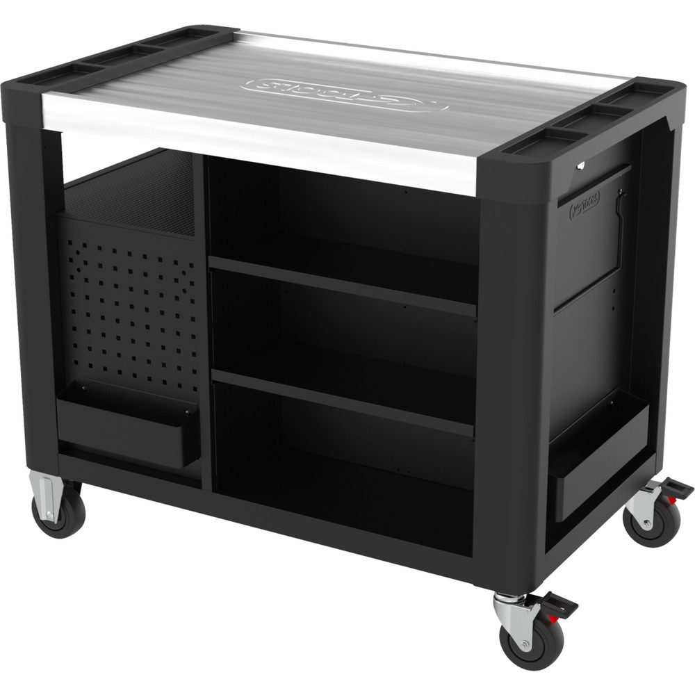 Produktabbildung Nr. 8: KS TOOLS PERFORMANCEplus P35 SCHWARZ/ROT Werkstattwagen mit 12 Schubladen