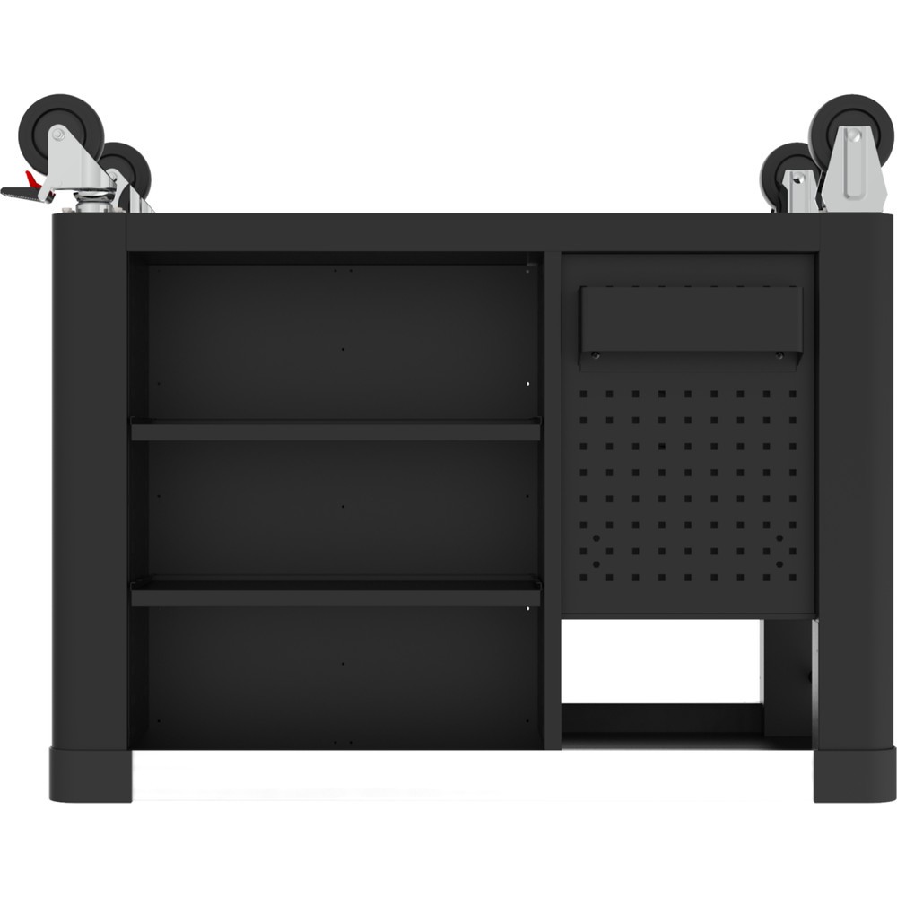 Produktabbildung Nr. 12: KS TOOLS PERFORMANCEplus P35 SCHWARZ/ROT Werkstattwagen mit 12 Schubladen