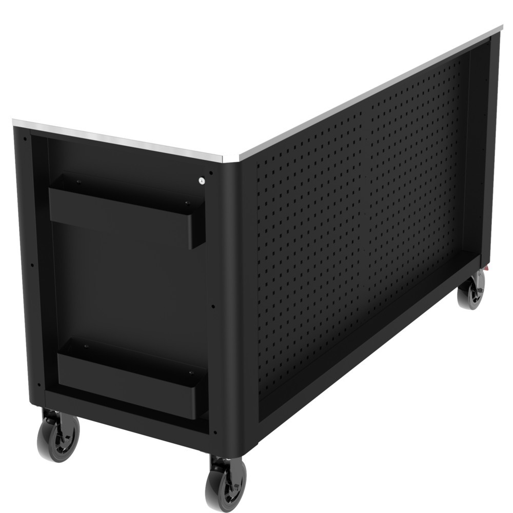 Produktabbildung Nr. 5: KS TOOLS PERFORMANCEplus P40 SCHWARZ/ROT Werkstattwagen mit 4 Schubladen