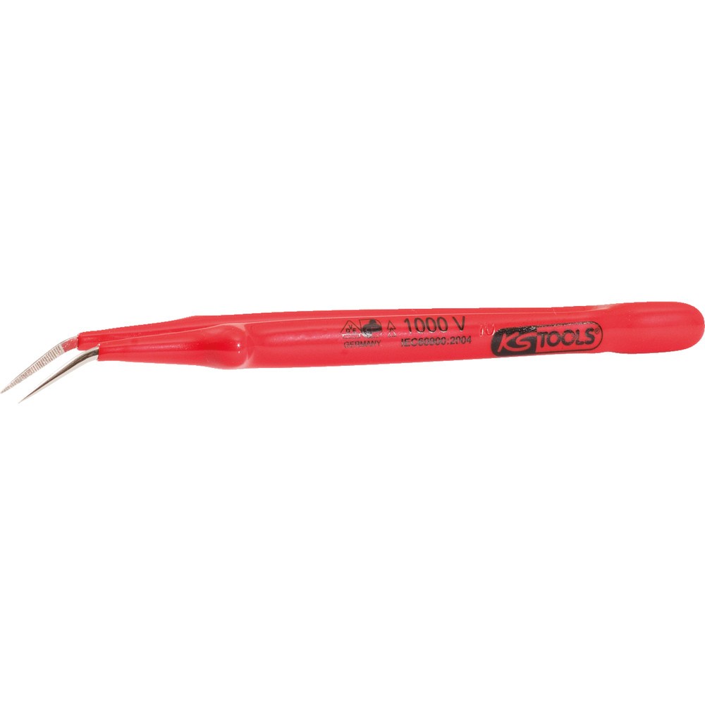 Produktabbildung Nr. 2: KS TOOLS Pinzette mit Schutzisolierung, gebogen, 11,5mm