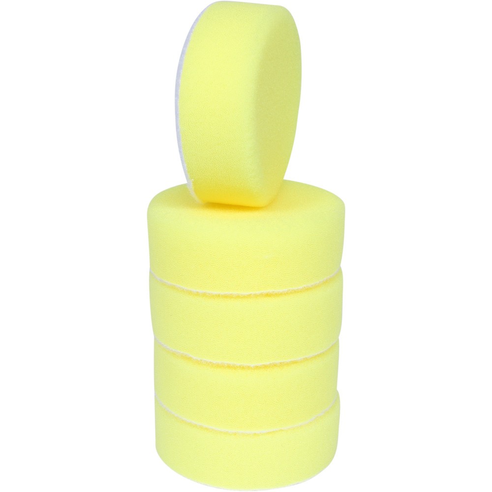 Produktabbildung Nr. 4: KS TOOLS Kunststoffpad gelb, Ø 85,0mm, 5er Pack