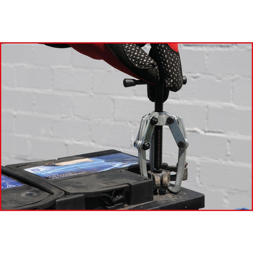 Produktabbildung Nr. 2: KS TOOLS Polklemmen-Abzieher 3-armig mit Knebel, M10x80mm