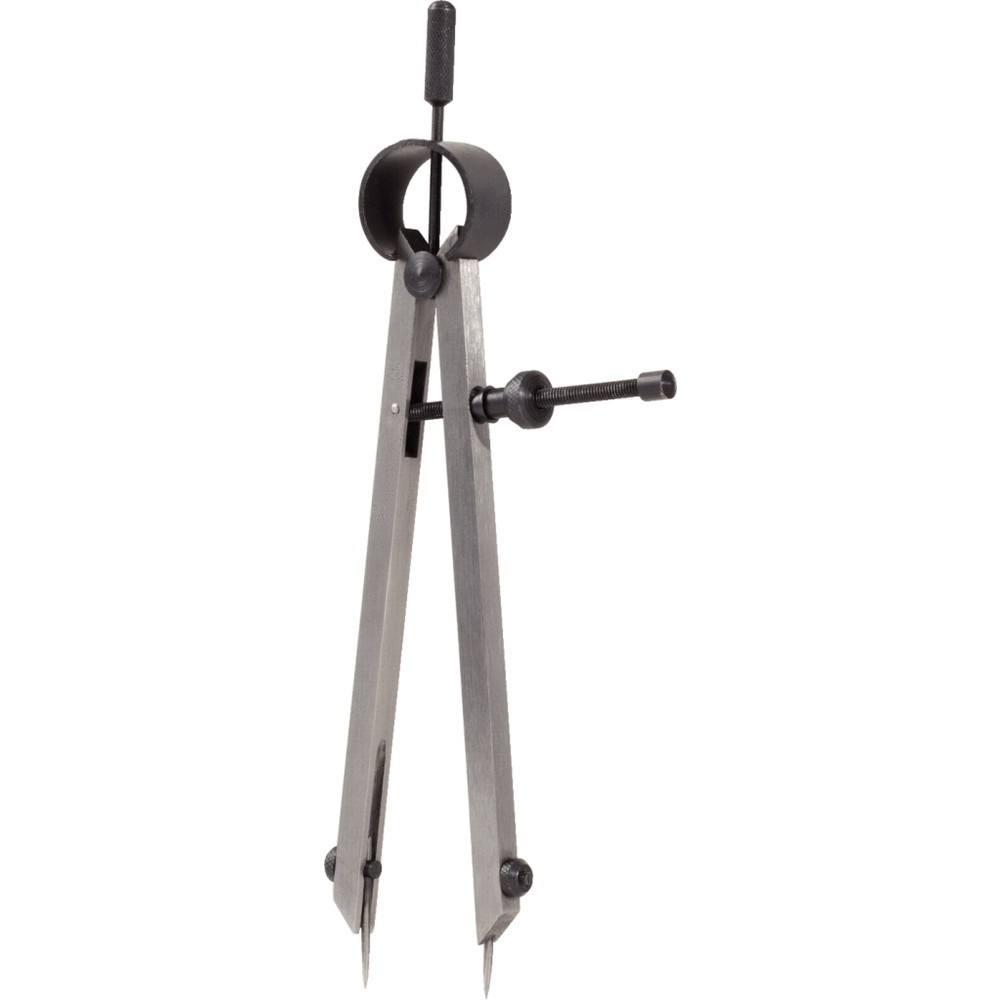 Produktabbildung Nr. 2: KS TOOLS Präzisions-Feder-Spitzzirkel mit auswechselbaren Spitzen, 130mm