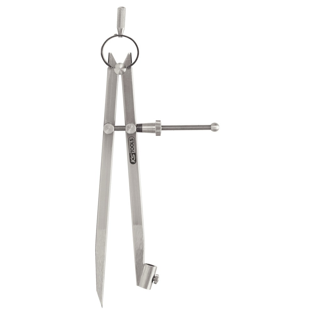 Produktabbildung Nr. 2: KS TOOLS Präzisions-Feder-Spitzzirkel mit Bleistifthalter