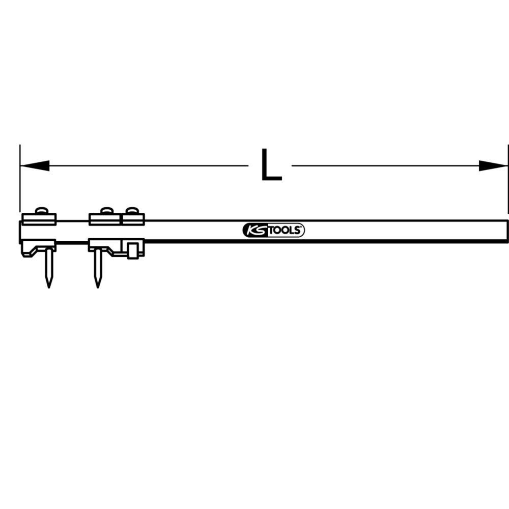 Produktabbildung Nr. 7: KS TOOLS Präzisions-Stangenzirkel, 0-1000mm