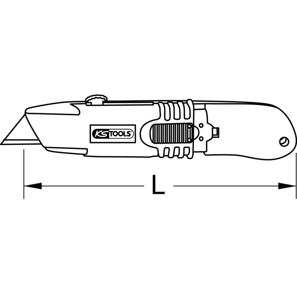 Produktabbildung Nr. 5: KS TOOLS Profi-Universal-Messer, mit Trapezklinge