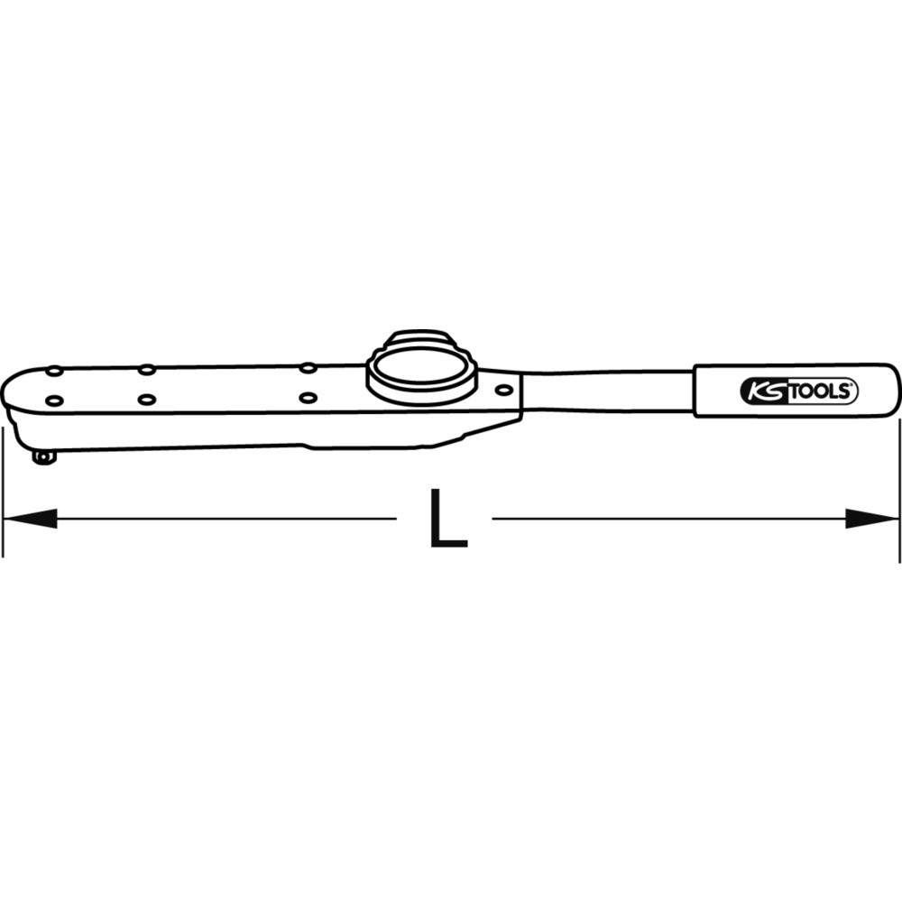 Produktabbildung Nr. 4: KS TOOLS 1/2" Prüf-Drehmomentschlüssel, 50-250Nm