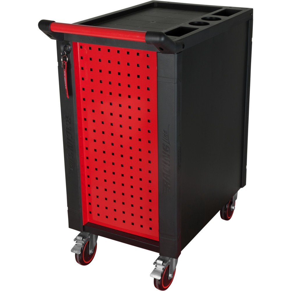 Produktabbildung Nr. 13: KS TOOLS RACINGline SCHWARZ/ROT Werkstattwagen mit 7 Schubladen