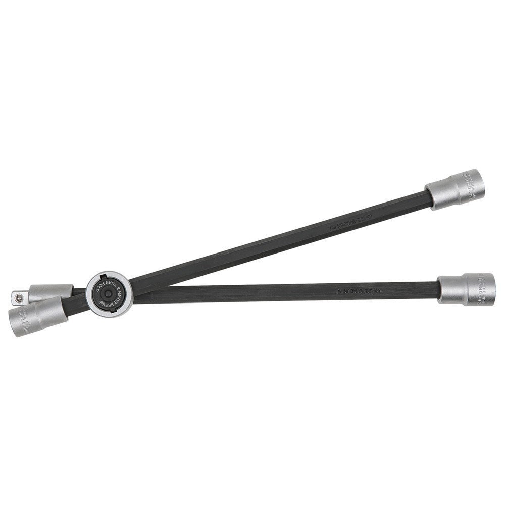 Produktabbildung Nr. 6: KS TOOLS Rad-Kreuzschlüssel mit Gleitgelenk für PKW, 1/2"x17x19x21mm