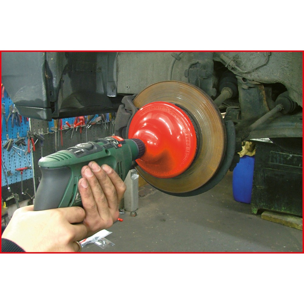 Produktabbildung Nr. 2: KS TOOLS Radnabenschleifer-Satz Ø 160 mm, Innen-Ø 60 mm, 4-tlg