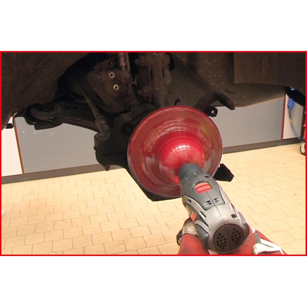 Produktabbildung Nr. 5: KS TOOLS Radnabenschleifer-Satz Ø 160 mm, Innen-Ø 60 mm, 4-tlg
