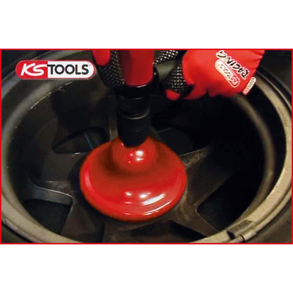 Produktabbildung Nr. 6: KS TOOLS Radnabenschleifer-Satz Ø 160 mm, Innen-Ø 60 mm, 4-tlg