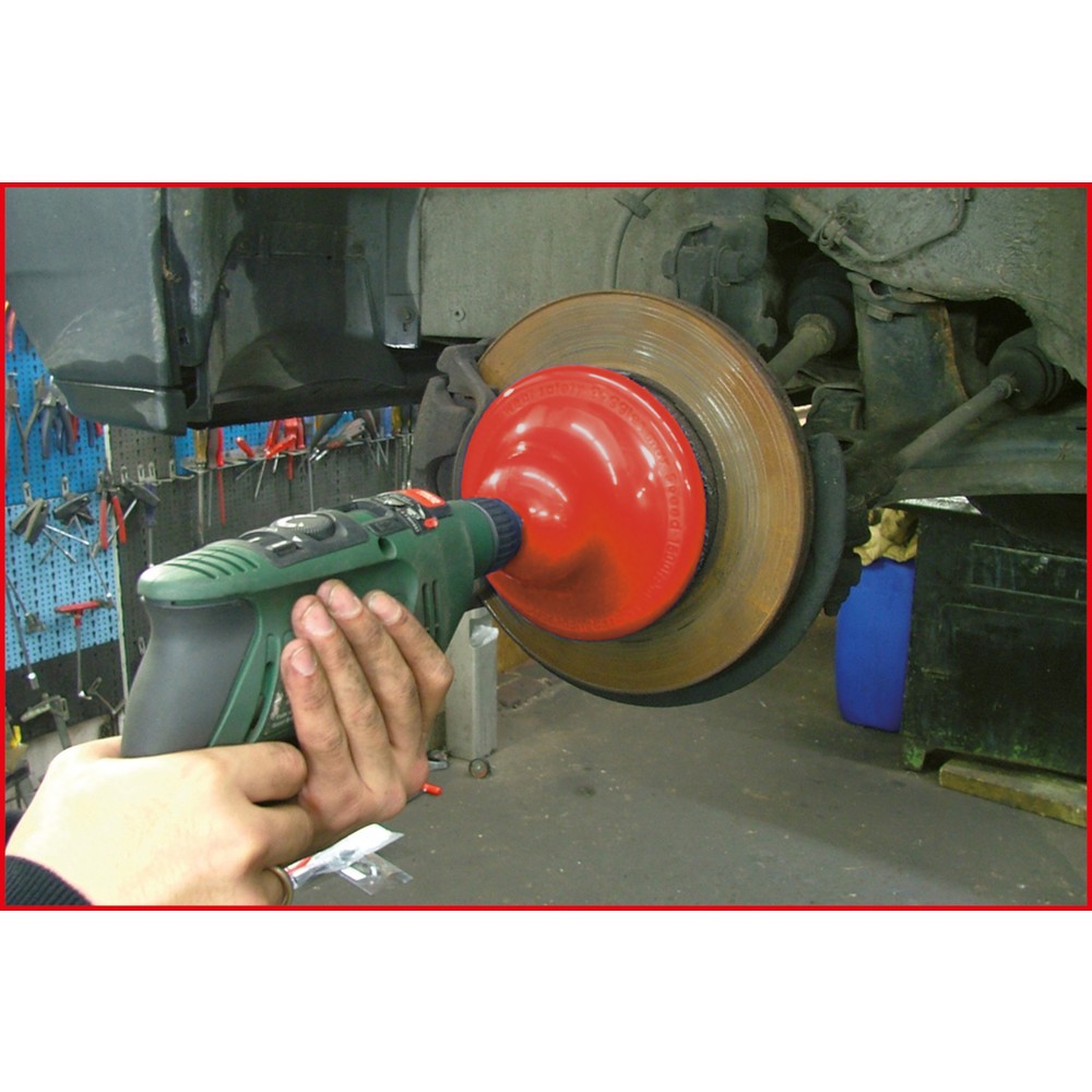 Produktabbildung Nr. 2: KS TOOLS Radnabenschleifer-Satz Ø 160 mm, Innen-Ø 75 mm, 4-tlg